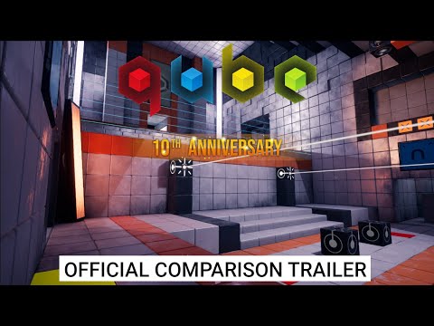 Q.U.B.E. 10th Anniversary | Comparison Trailer (First-Person Puzzle Adventure)