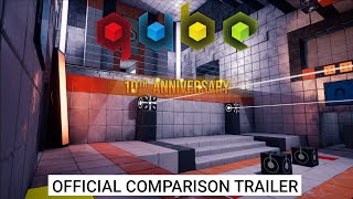Q.U.B.E. 10th Anniversary | Comparison Trailer (First-Person Puzzle Adventure)