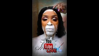 WATCH & LEARN || Spilled/ Washed Out Makeup Look (VIA FB LIVE)