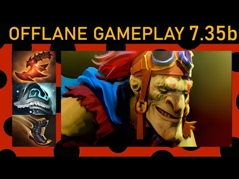 ✨33 Batrider 80% Kill participation! Offlane Gameplay 7.35b - Dota 2 Top MMR