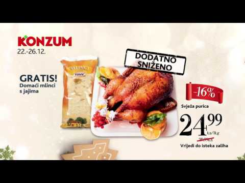 Konzum Akcija katalog, 22.12. - 26.12.