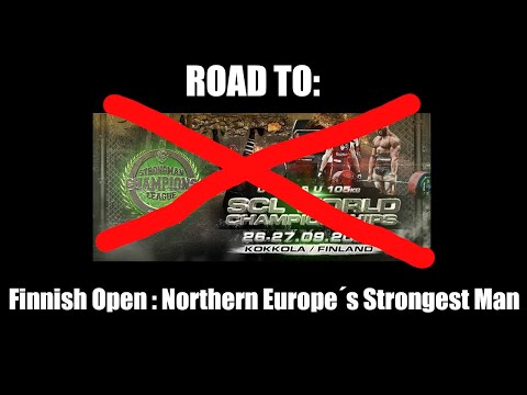 Road to SCL u90kg Finnish Open: Northern Europes Strongest Man 2020 (osa 6)