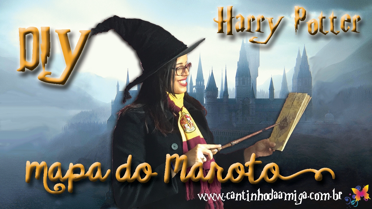 DIY: Mapa do Maroto