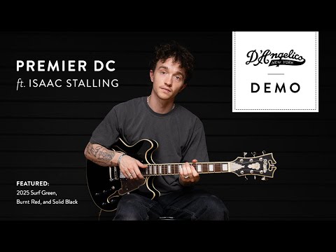 D'Angelico Premier DC Brown Burst image 7