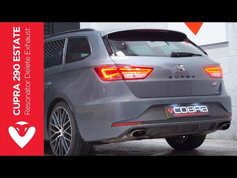Seat Leon Cupra 290 (ST) Estate Resonator Delete Exhaust Pipe Sound by Cobra Sport