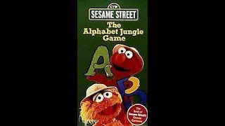 Opening to Sesame Street The Alphabet Jungle Game 
