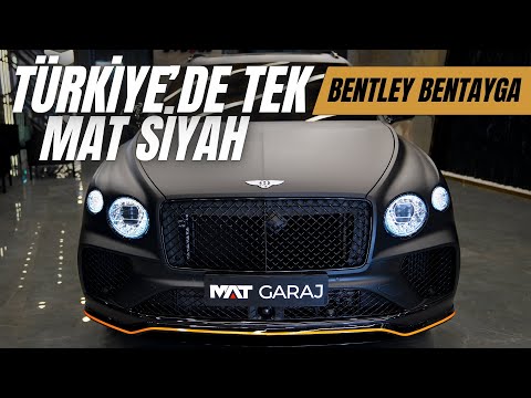 Türkiye'nin Tek Mat Siyah Bentley'i! | Kaplamanın Tüm Detayları