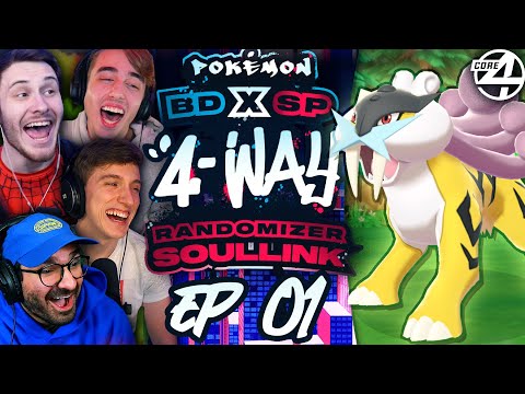 BDSP RANDOMIZER! | Pokemon Brilliant Diamond 4 Way Randomized Soul Link • 01