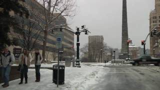 preview picture of video 'Snow Covered Downtown Asheville, NC.mp4'