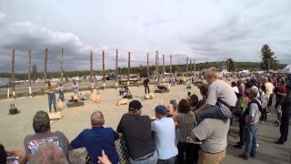 preview picture of video 'Woodsmen's Day Fryeburg Fair 2014'
