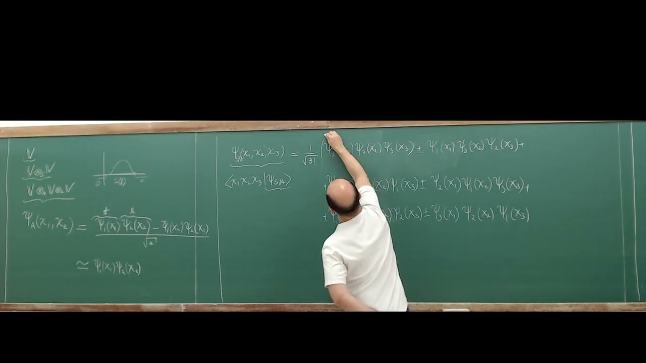 Mecânica Quântica 2 -- 2024. Distinguibilidade Efetiva. Transformações e Simetrias.