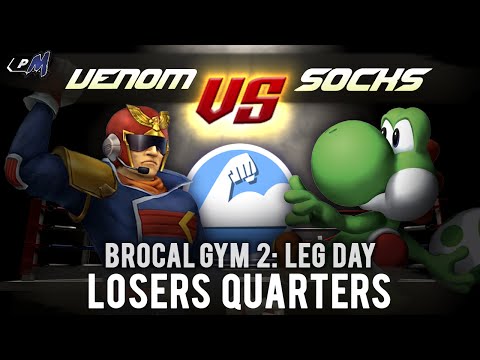 Brocal Gym 2: Leg Day - Losers Quarters ft. burntsocks (Yoshi) VS R3|Venom (Captain Falcon)