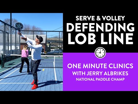One-Minute Paddle — Defending the Down-The-Line Lob in Paddle