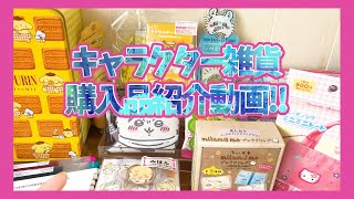 キャラクター雑貨購入品紹介動画