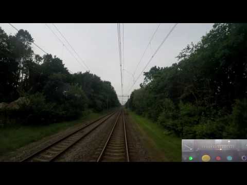 A train driver's view: Haarlem - Hoorn, SGM, 12-Jun-2016.