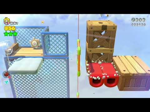 Super Mario 3D World (Switch) 3-2 100% Speedrun - Time: 133 (WR)