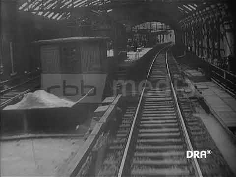 S-Bahn-Fahrt Berlin Friedrichstraße, 1957
