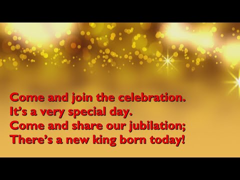 Come and Join the Celebration [with lyrics for congregations]