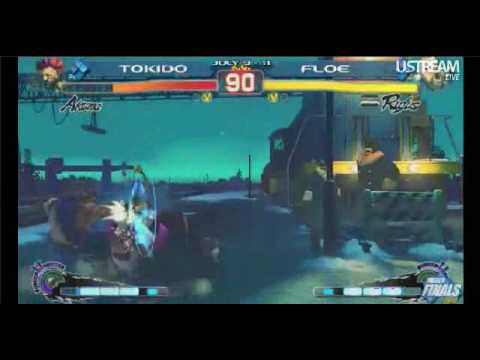 |EVO2010| SSF4 - Tokido (Akuma)  vs. Floe (Rufus) Semi-Finals