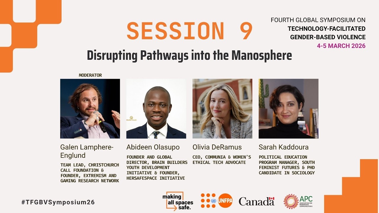 Session 9 | Disrupting Pathways into the Manosphere
