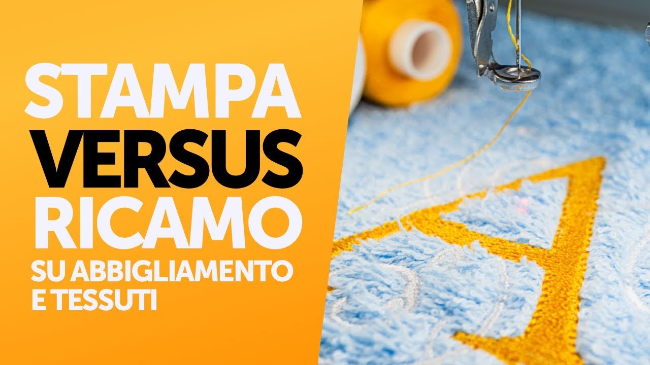 Stampa vs ricamo su abbigliamento e tessuti