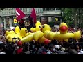 Duck and cover: Blow-up mascots star at Thai protests