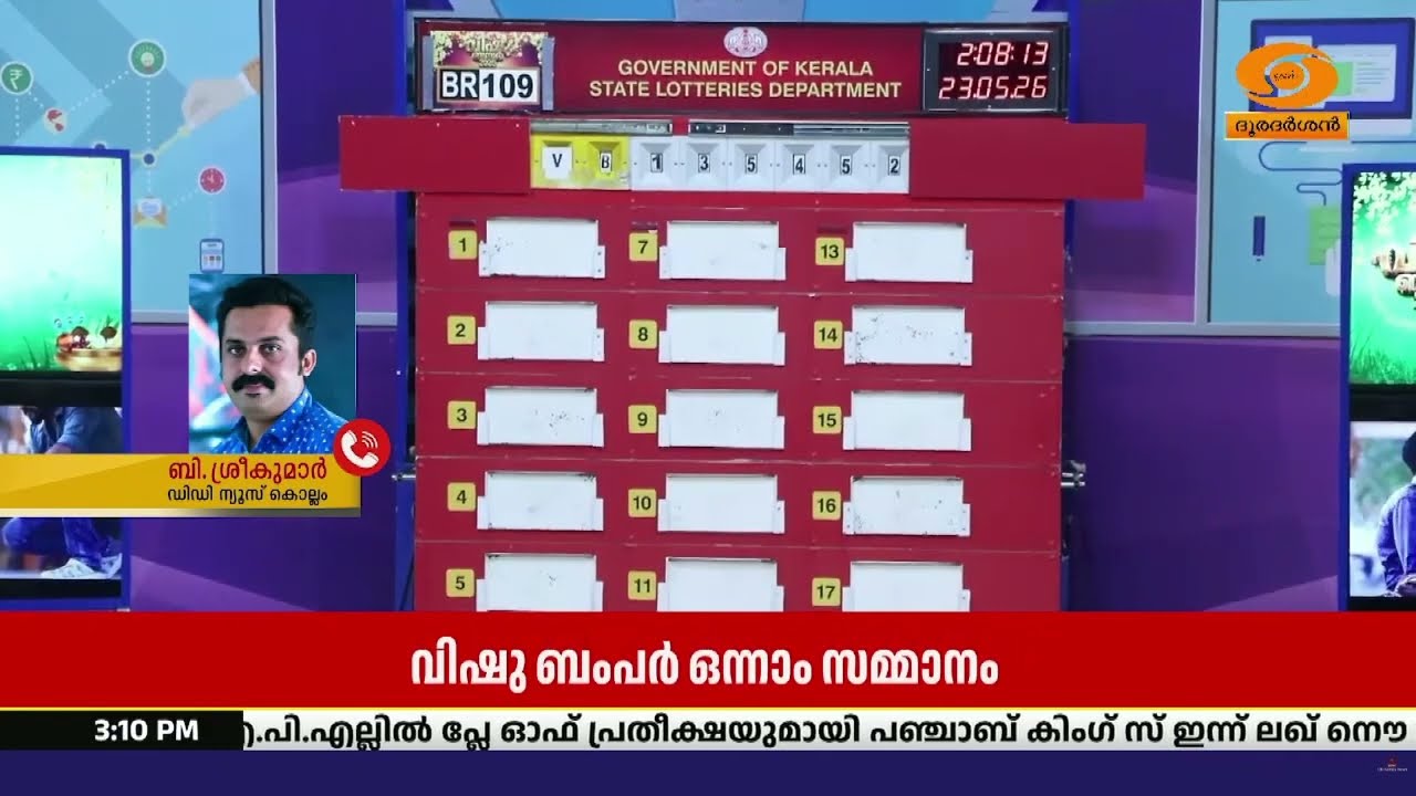 കൊല്ലം കരുനാഗപ്പള്ളിയിൽ വിറ്റ ടിക്കറ്റിന് വിഷു ബംപ