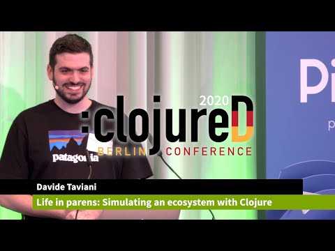clojureD 2020: "Life in parens: simulating an ecosystem with Clojure" by Davide Taviani