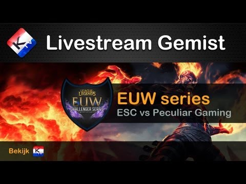 ESC vs Peculiar Gaming Map 1 Met Nature en Warhammer - EUW Challenger Series #2