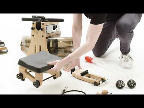 SportPlus Aufbauvideo Wasserrudergerät aus Eichenholz SP-WR-1800-iE