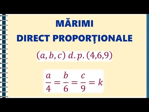 Directly proportional quantities