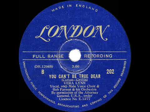 1948 HITS ARCHIVE: You Can’t Be True, Dear - Vera Lynn