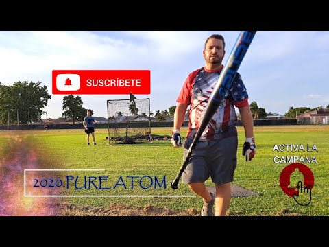2020 Pure Atom. Espectacular bate enterizo, sellado sin tapa.