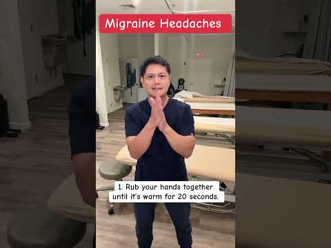 Simple Exercise for Migraine Headaches #physicaltherapy