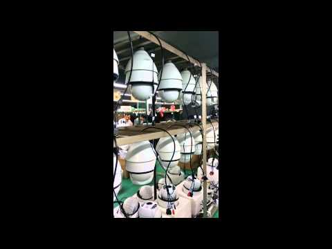 CHYI Security PTZ Camera Aging Test Processing