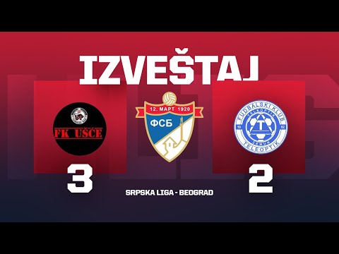 Izveštaj UŠĆE NOVI BEOGRAD - TELEOPTIK Srpska Liga Beograd 8. Kolo