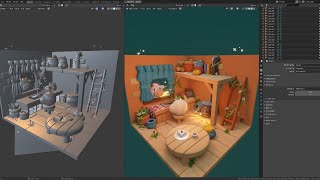 MAKING OF CHILD BEDROOM-BLENDER 2.90