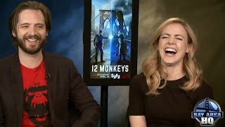 HILARIOUS | 12 MONKEYS | SEASON 2 | INTERVIEW | AMANDA SCHULL | AARON STANFORD | &quot;MONKEY-WED&quot; GAME