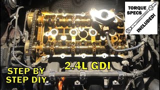 2011-2015 Kia Optima Valve Cover Gasket Replacement (2.4L GDI)