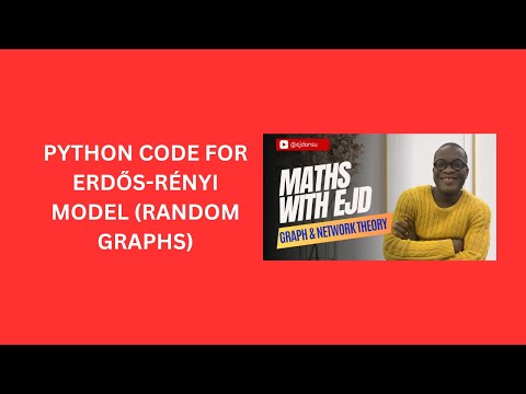 18 Python Code For Erdos Renyi Model Random Graphs