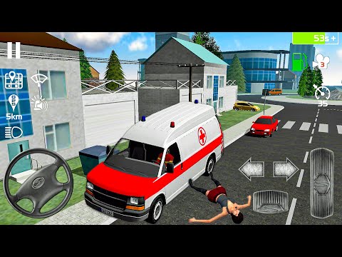 Emergency Ambulance Simulator: Gameplay | Crazy Ambulance Rush! Simulation Game