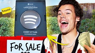 I Sold Harry Styles Spotify One Billion Streams Plaque...