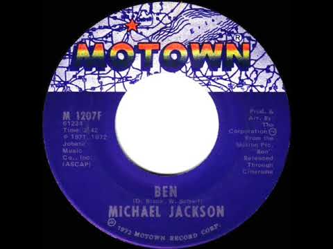 1972 HITS ARCHIVE: Ben - Michael Jackson (a #1 record--mono 45)