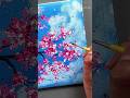 Easy Cherry Blossom Painting For Beginners Shortsfeed Shorts