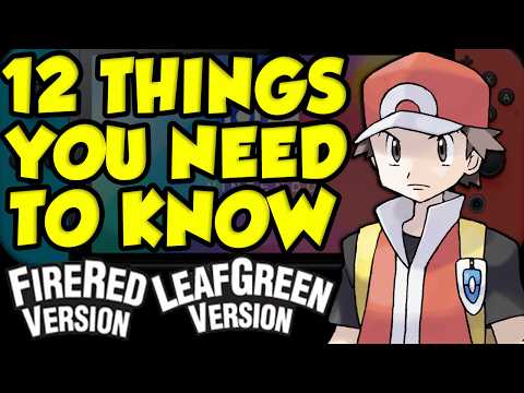 Pokémon FireRed LeafGreen TIPS AND TRICKS YOU NEED TO KNOW For Nintendo Switch Release!