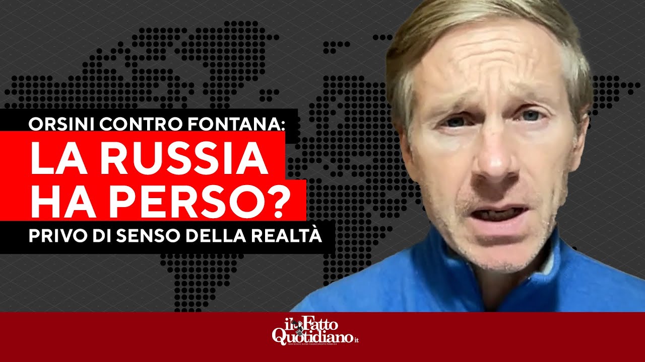Orsini contro Lorenzo Fontana: "Privo di senso della realtà". Ecco perché