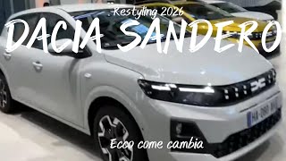 🔥Nuovo look per Dacia Sandero e Jogger: è tempo di restyling 👀🔄Tutte le novità