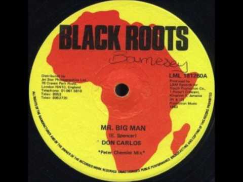 Don Carlos - Mr.  Big Man + Dub - 12" Black Roots 1983 - TAKE FIVE 80'S DANCEHALL