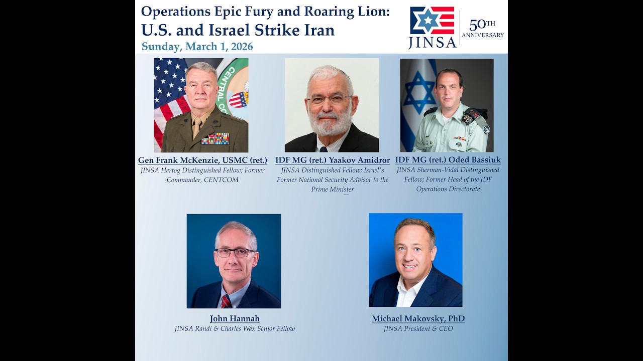 Operations Epic Fury and Roaring Lion: U.S. and Israel Strike Iran