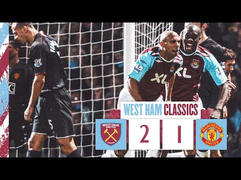 West Ham 2-1 Manchester United | Upson Header Seals Victory For Hammers | Classic Match Highlights